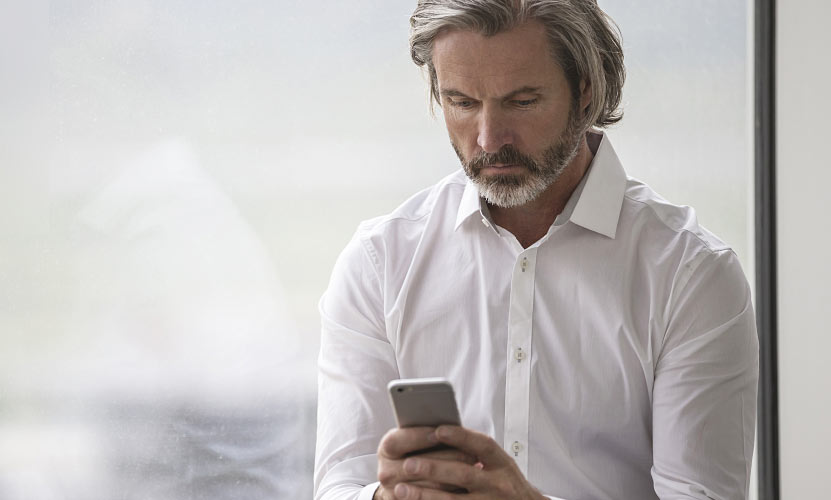 Person Using Mobile Device Person Using Mobile Device